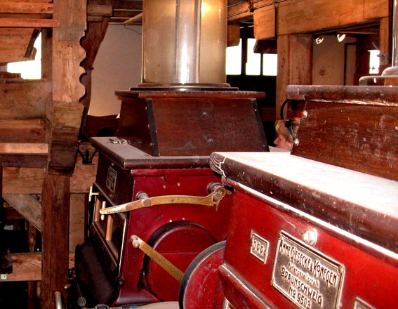 Brot & Mühle-Museum, © Brot Mühlenmuseum Historische Mühlmaschinen im Brot & Mühle-Museum.